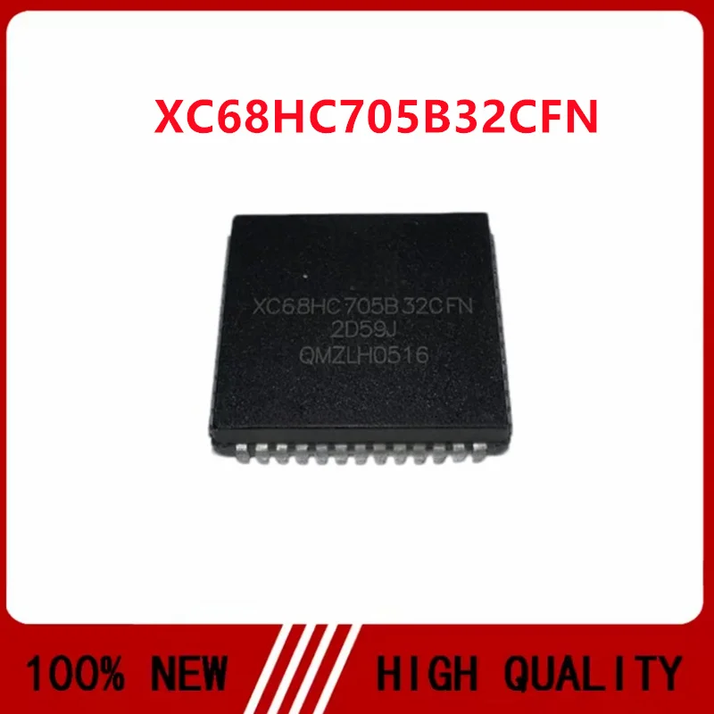 1-5PCS New Original XC68HC705B32CFN PLCC52 Microcontroller/MCU IC chip