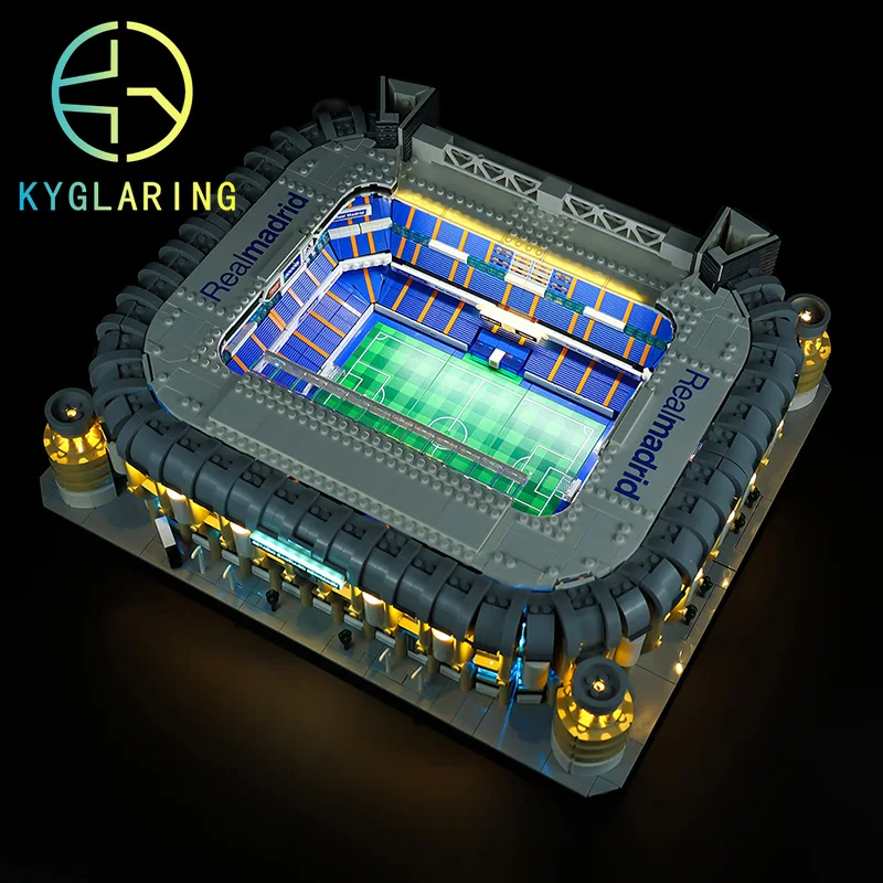 

Kyglaring Led Lighting Set DIY Toys for Creator 10299 Real Madrid Santiago Bernabéu Stadium (Only Light Included)