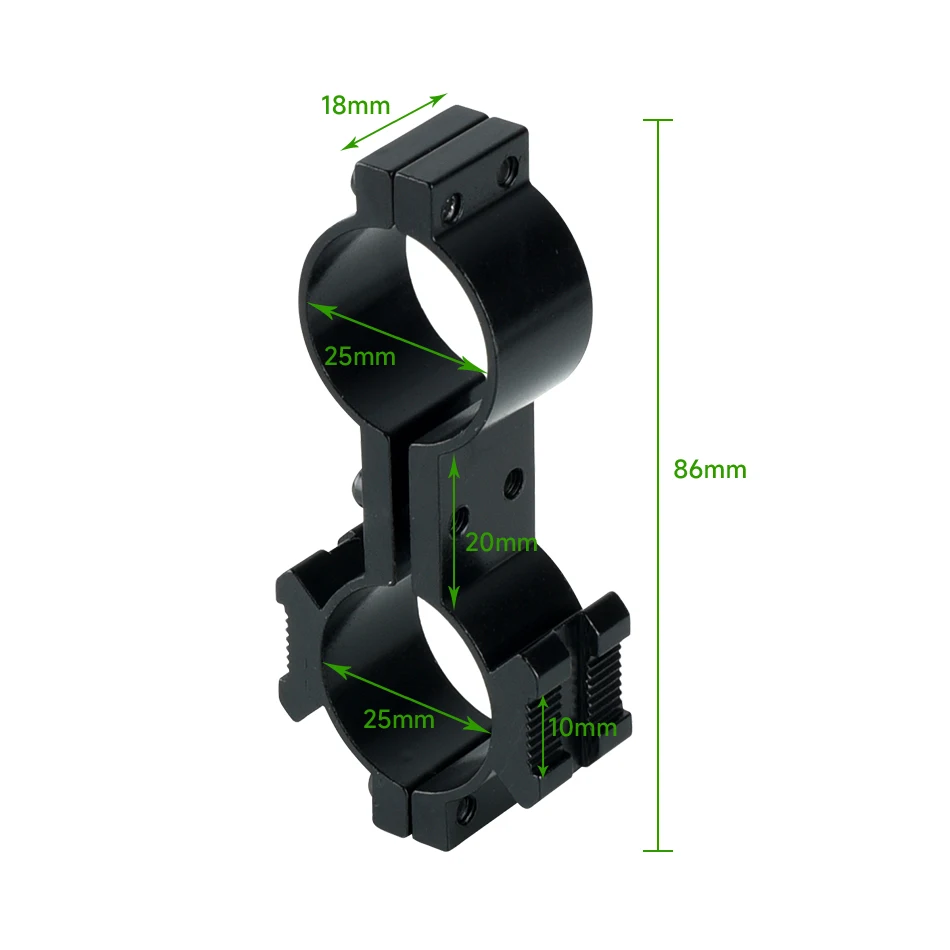 Clip Laser pour lunette de visée à boucle 25.4mm/30mm, pince universelle multifonctionnelle, accessoires tactiques de chasse, Clip de montage 11mm 20mm