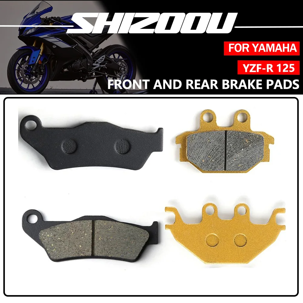 Motorcycle Front and Rear Motorcycle Brake Pads for Yamaha YZF R YZF-R 125 YZF R125 2008 2009 2010 2011 2012 2013