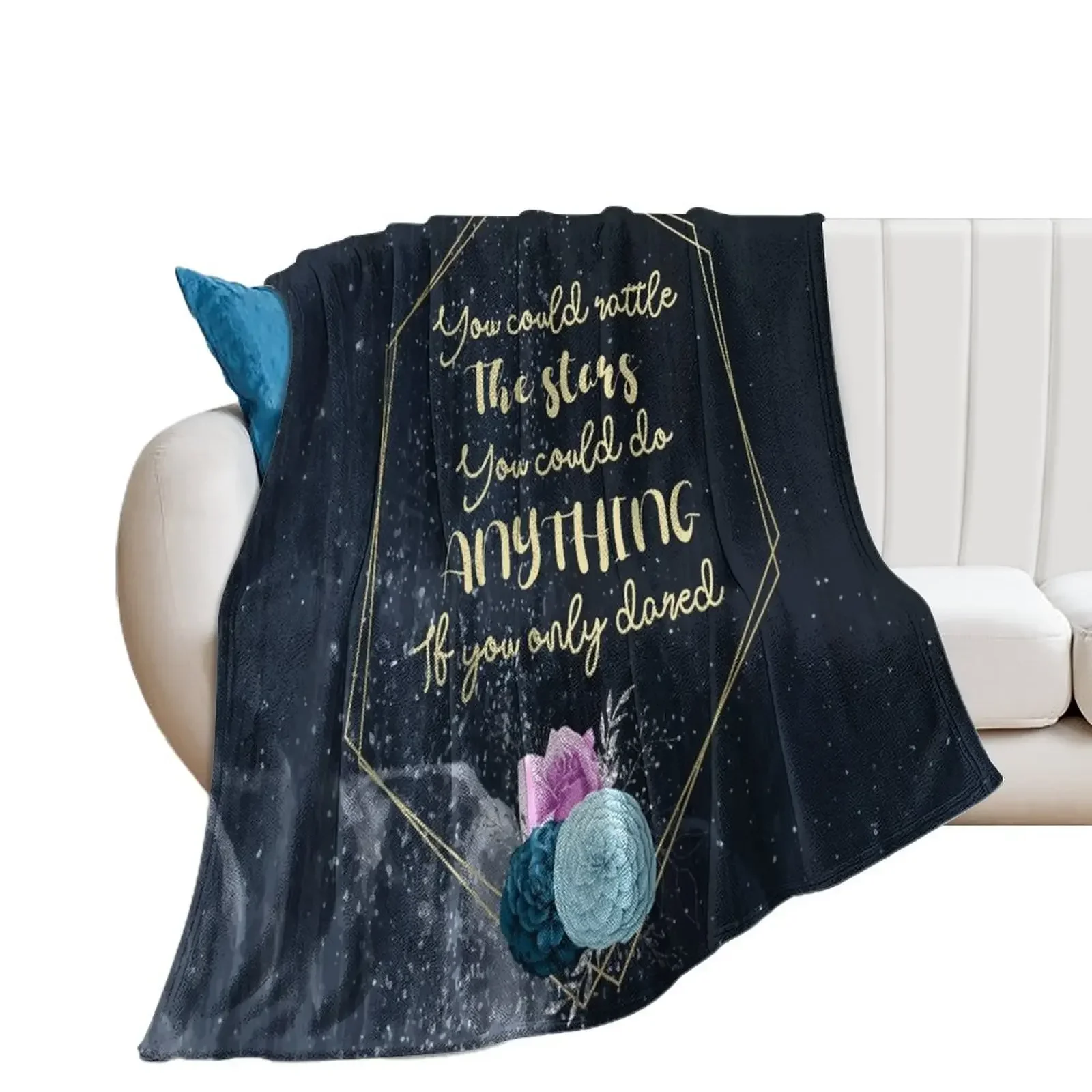 Throne of glass Throw Blanket Luxury Brand Hairy Blankets