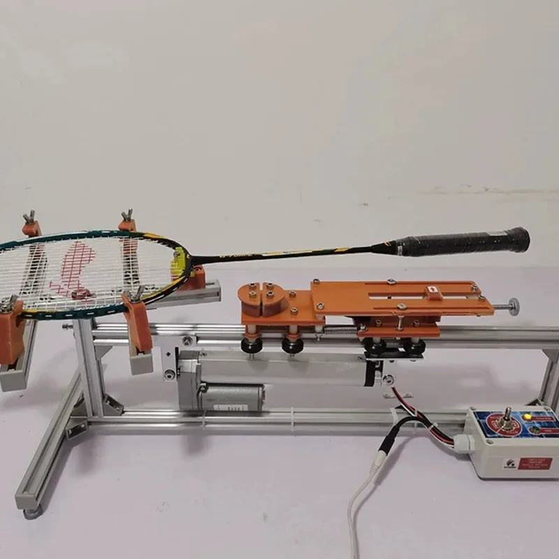 100-230V 20-30 Pounds Electric Flat Pull Style Badminton Racket Stringing Machine with Accessories
