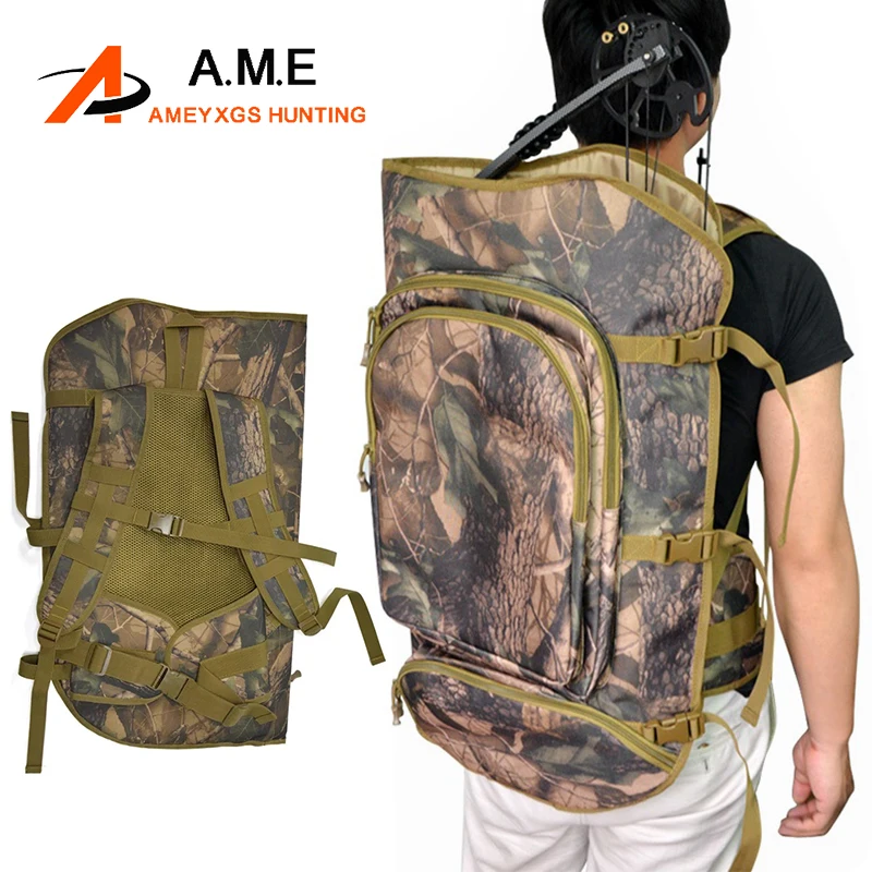

Camo Compound Bow Bag Archery Bow Case 600D Nylon Backpack Shoulder Bag Hunting Shooting Target Accessories