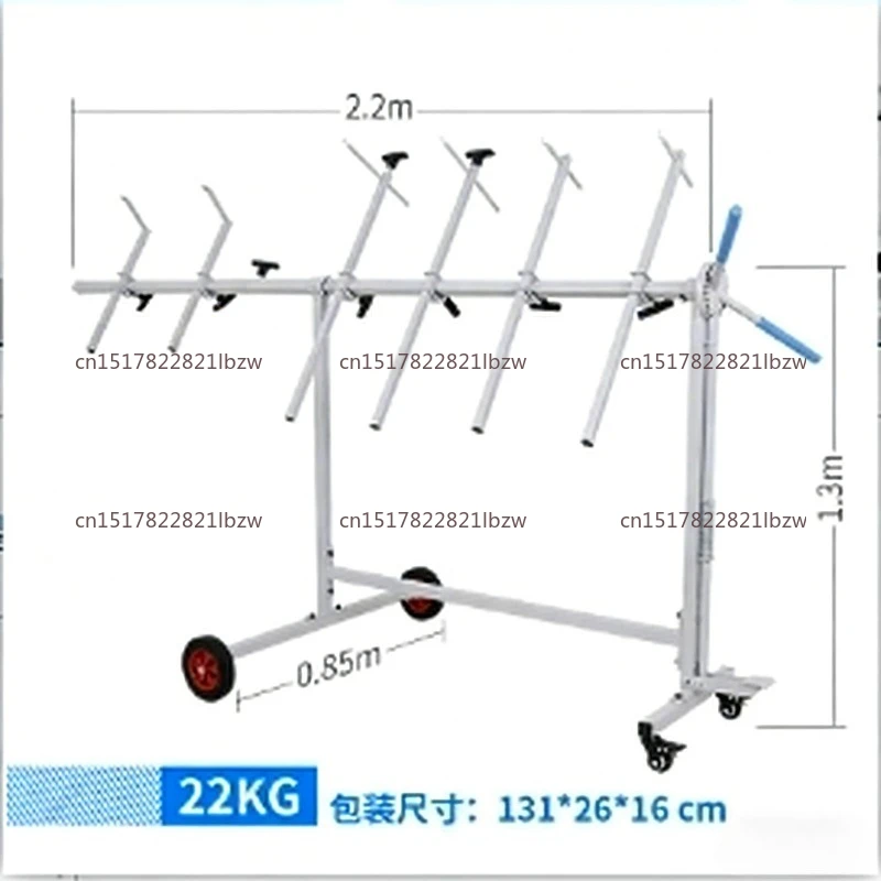 Multifunctional Rotating Paint Stand, Sheet Metal Painting Special Bracket for Car Bumper Door & Mobile Tool Hanging Shelf
