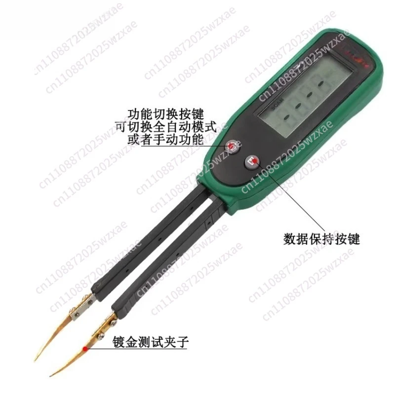 Ms8910 smd component test clip portable bridge high-precision digital resistance diode capacitance continuity tester