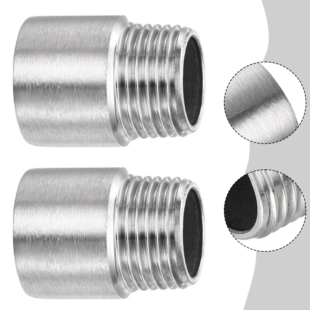 أذرع الدش رأس الدش تمديد متعدد الاستخدامات ذكر إلى أنثى 30 مللي متر تعديل الدش 2 حزمة 304 الفولاذ المقاوم للصدأ #6