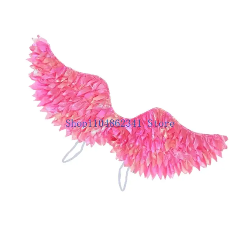 5asd angel wing con cinghie elastiche per bambini fairys cosplay vestire l per decorazioni per feste compleanno