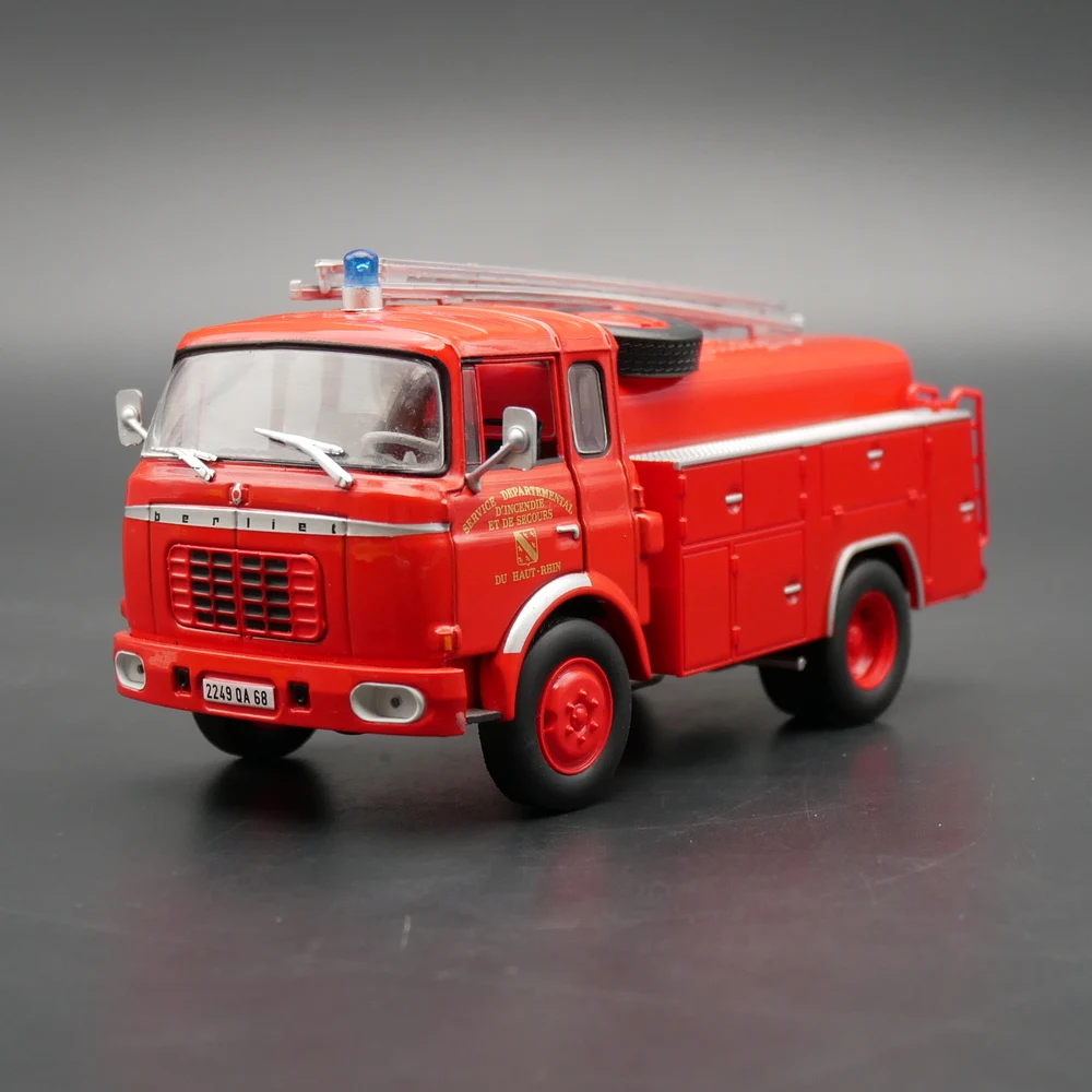 Ixo 1:43 Truck Fire Engine CCI Berliet GAK Diecast Car Model Metal Toy Vehicle