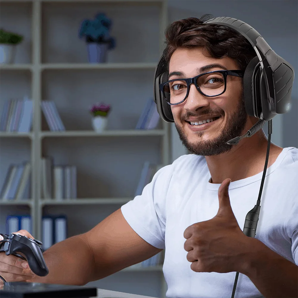 สายเคเบิลทดแทนสำหรับ Logitech G933 G933S G633 G633S G635 DTS G935หูฟังเกม With Inline Mic ปริมาณสวิทช์ควบคุม