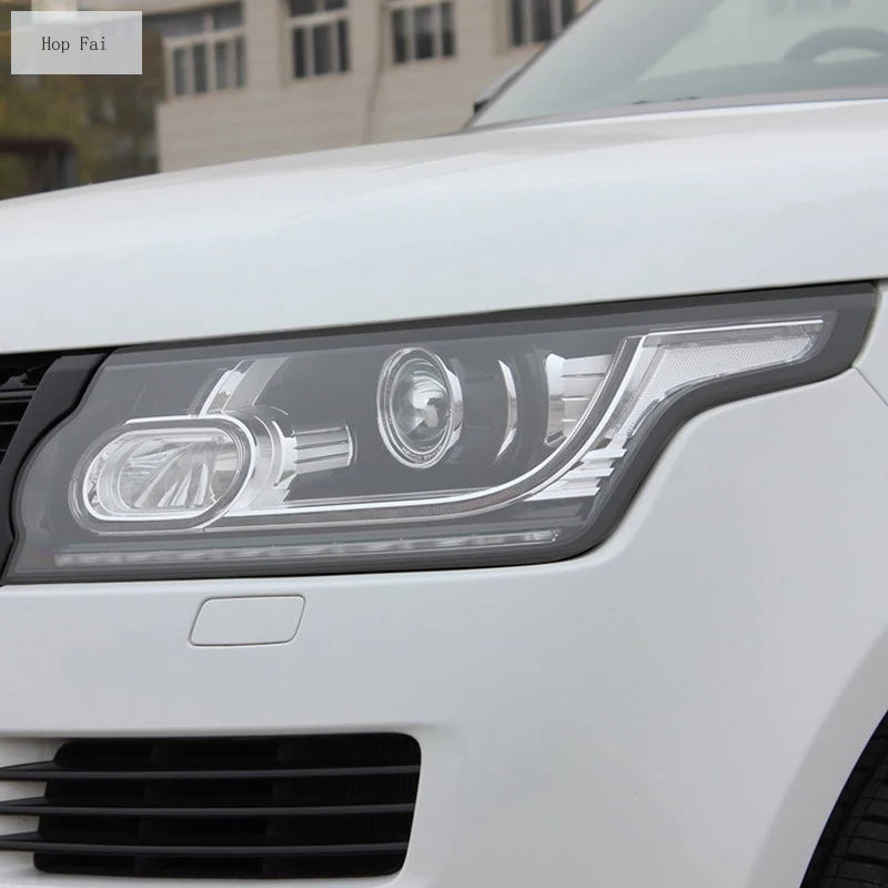

2 Pcs Car Front Light Transparent TPU Sticker Headlight Protective Film For Range Rover Sport Evoque Velar Defender Discovery
