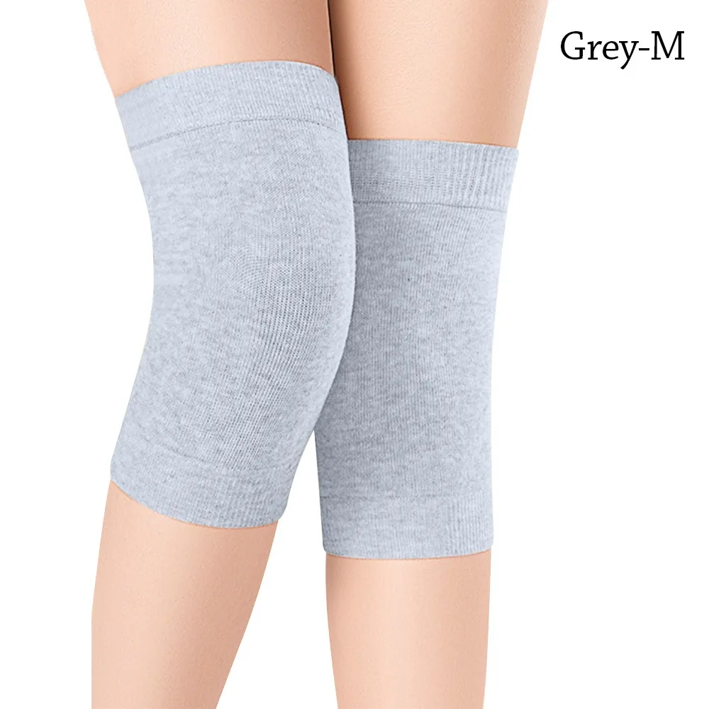 Joelheiras esportivas de algodão quente leve elástico almofadas de suporte compressão ultra fina joelheira de compressão das mulheres dos homens
