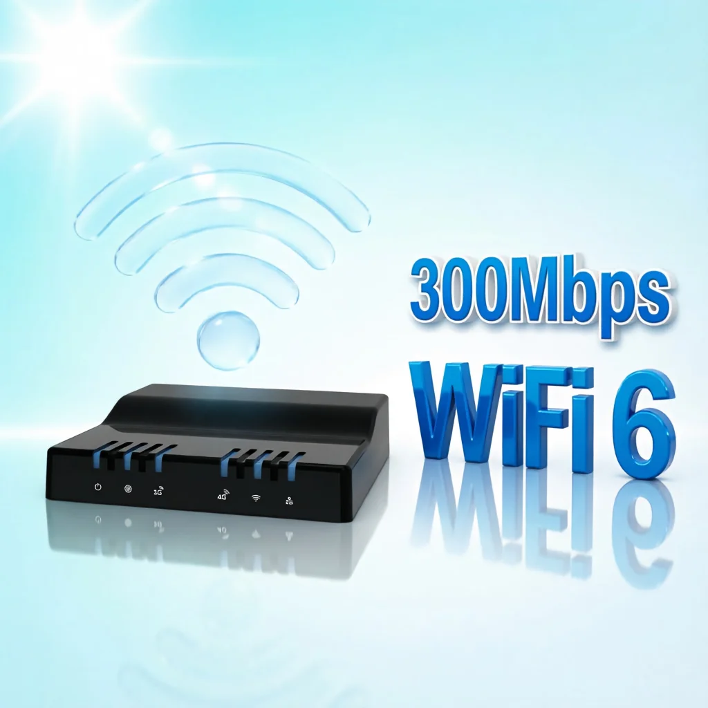 Factory Supply Oem Smaller 300Mbps Wifi6 4G Cpe 4G Router With Sim Card Type-C Power Input Usb 4G Router Sim Card Wifi