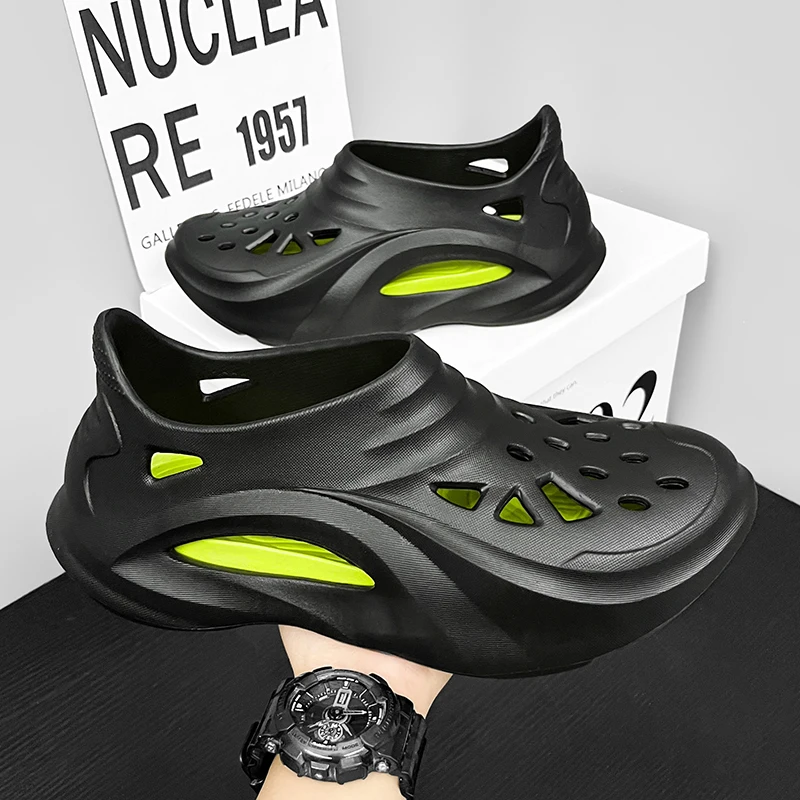 

2025 yeezy Coconut Slippers Cloud Thick-soled Sandals Summer Fashion Soft Bottom Beach Men Slippers Women's Sandals EVA Slides