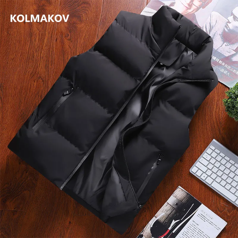 Colete de pato branco para homens, jaqueta à prova de vento, colete quente, moda masculina, nova chegada, tamanho M-5XL, inverno, 2022