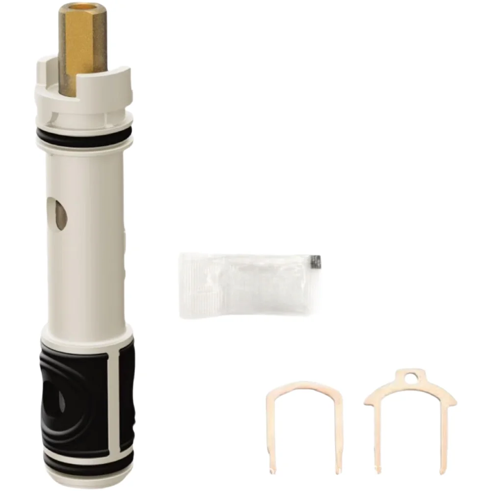 Long Lasting Faucet Components Faucet Cartridge Single Handle White Faucet Cartridge Alloy Stem Reliable Sealing