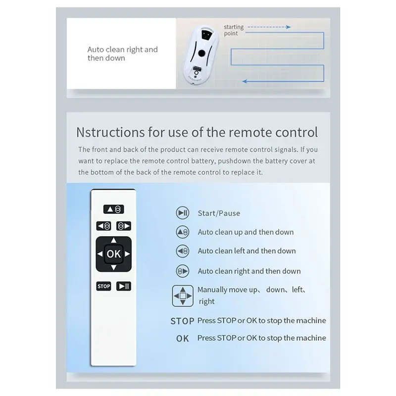 [NEW!N92R】 Fully Automatic Window Cleaner Glass Cleaning Robot Remote-Controlled Electric Intelligent Window Cleaning view 4