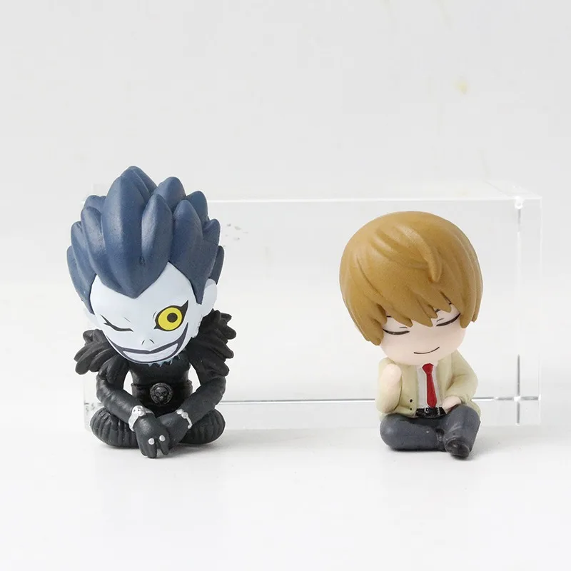 Cute Cartoon Character Mini Figure Cute Mini Ornament For Car Interior Decor Desktop Display Collectible Anime Figurine view 2
