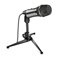 USB Microphone for Computer,Professional Recording Condenser Microphone Compatible with Stand for PC, Laptop,