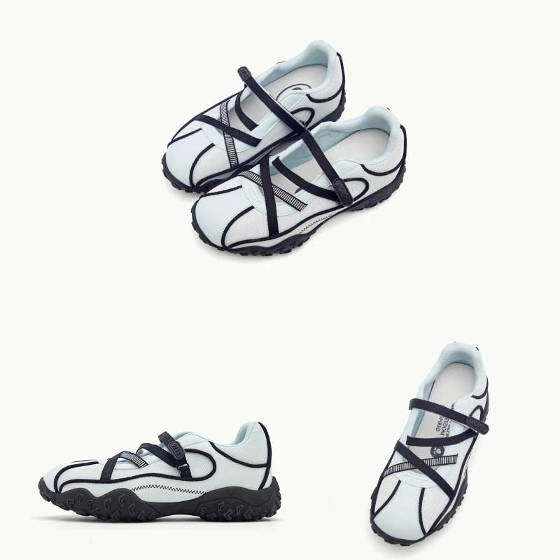 أحذية نسائية صيفية كاجوال سميكة القاع صنادل رياضية قابلة للتنفس أحذية رياضية للتدريب #5