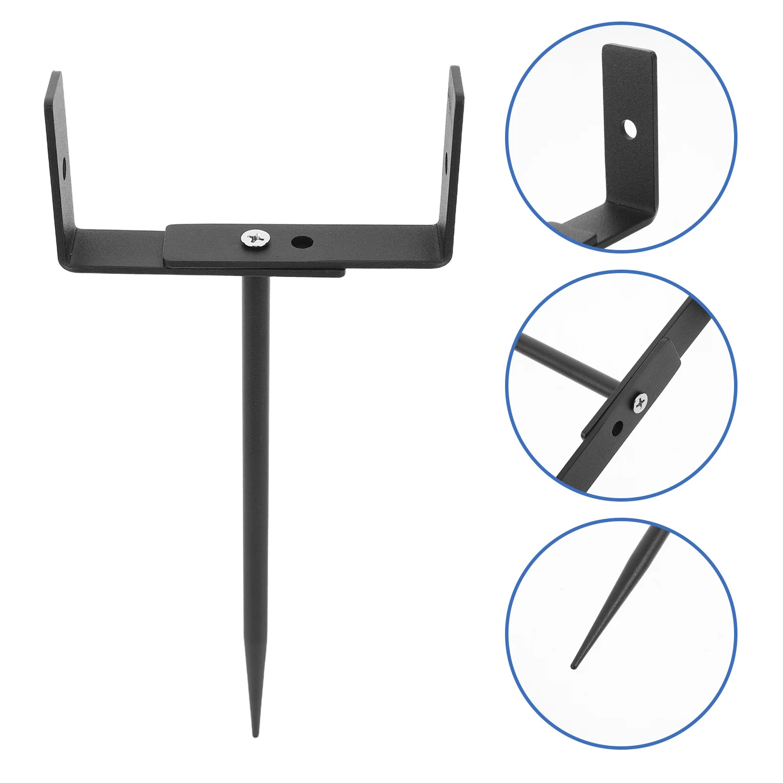 2Pcs Adjustable Metal Downspout Bracket Heavy Duty Gutter Pipe Support for 2-4 Inch Drain Systems Weather Resistant Long Term