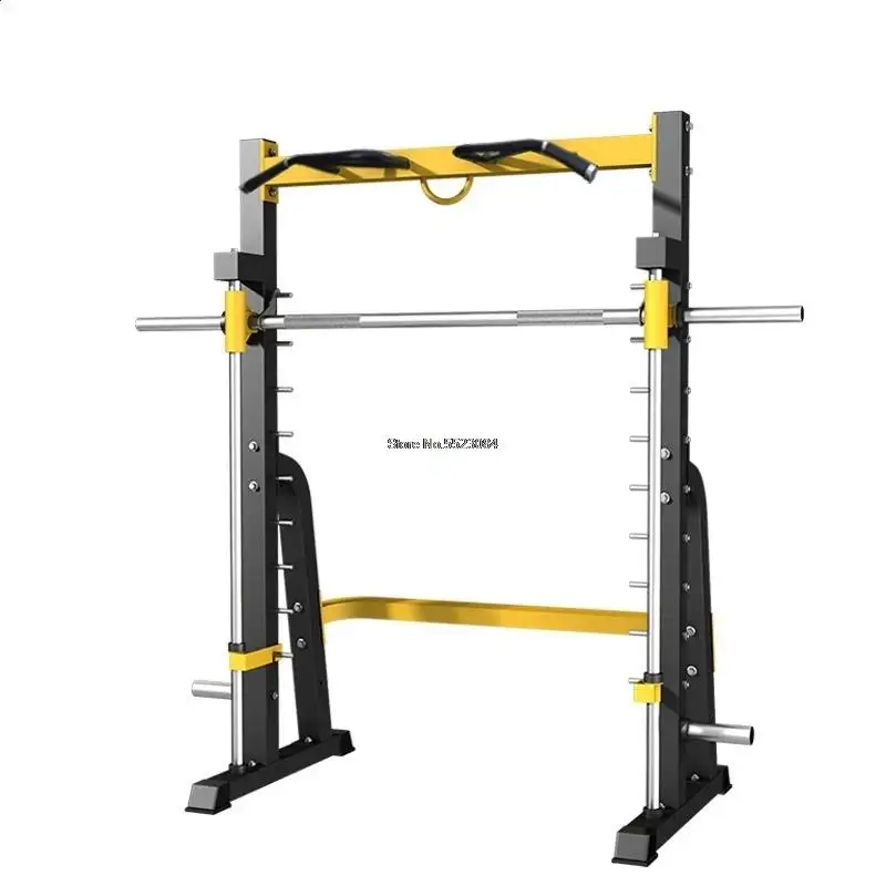 

Weightlifting Bed Household Multifunctional Squat Rack Bench Press Smith Machine Fitness Equipment Barbell Set Small Door Frame