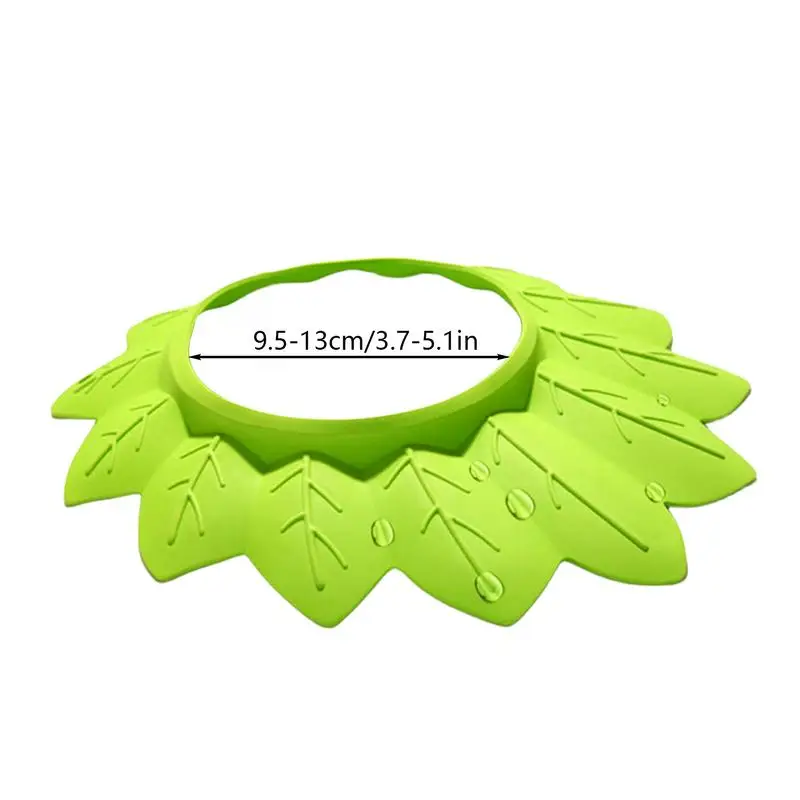 เด็กวัยหัดเดินผมซักผ้า Shield หมวกอาบน้ําหมวก Bath Visor สําหรับเด็กวัยหัดเดินน่ารักหัวอาบน้ําหมวก Visor ชุดว่ายน้ําป้องกัน Eye หูแชมพู