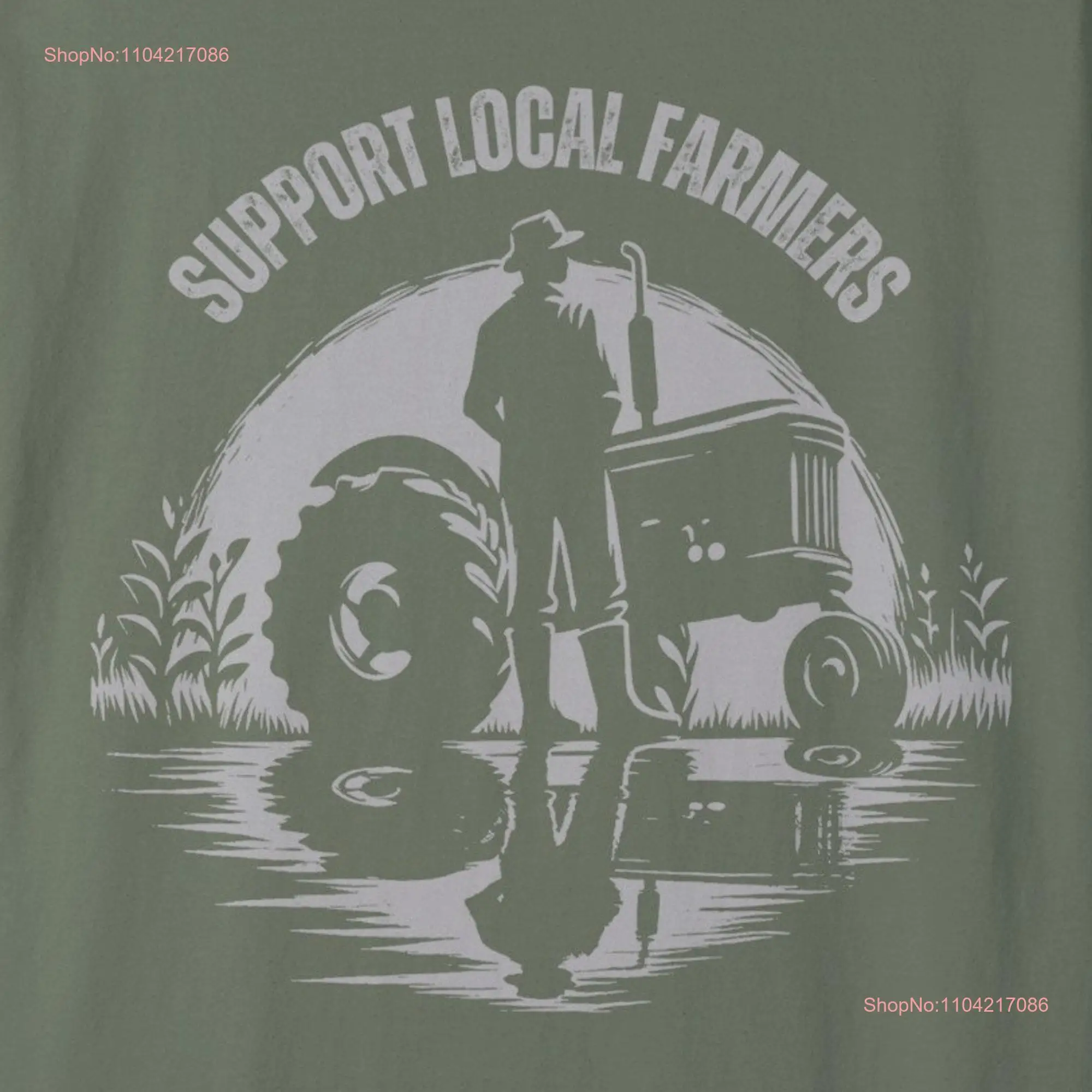 Support Local Farmers T Shirt Comfort Colors Farm Life Buy Homegrown Market KY Proud long or short sleeves