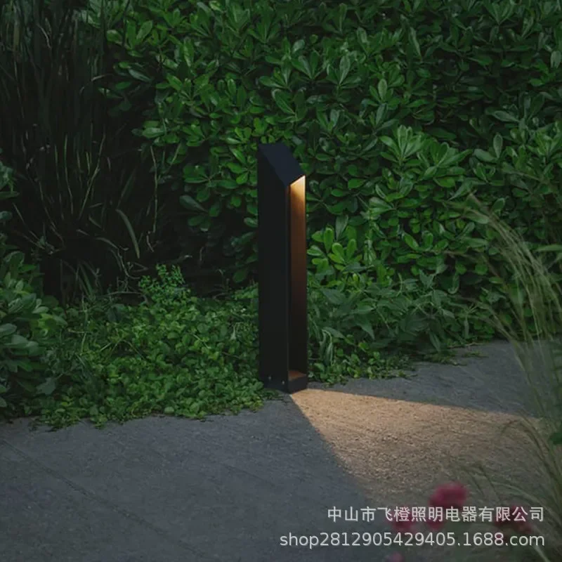 Modern Simple Outdoor Waterproof Lawn Light Villa Garden Landscape Decoration Ambient Park Lighting Fixture For Yard Pathway