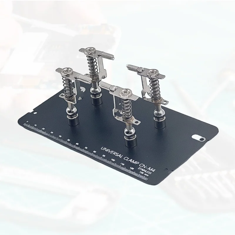 CLAMP Universal PCB ผู้ถือ Fixtute Circuit Board ซ่อมอิเล็กทรอนิกส์แพลตฟอร์มเครื่องมือบัดกรี Strong Magnetic ดูดฤดูใบไม้ผลิ