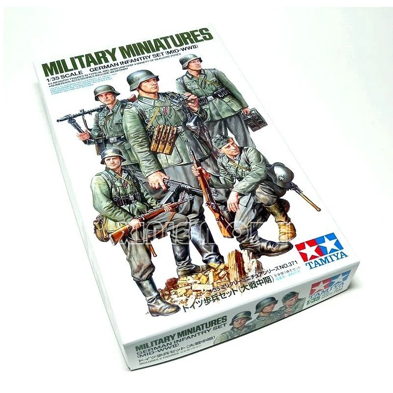 طامية البلاستيك تجميعها أطقم منمذجة 35371 فريق المشاة، مجموعة منتصف الحرب 1/35 #5