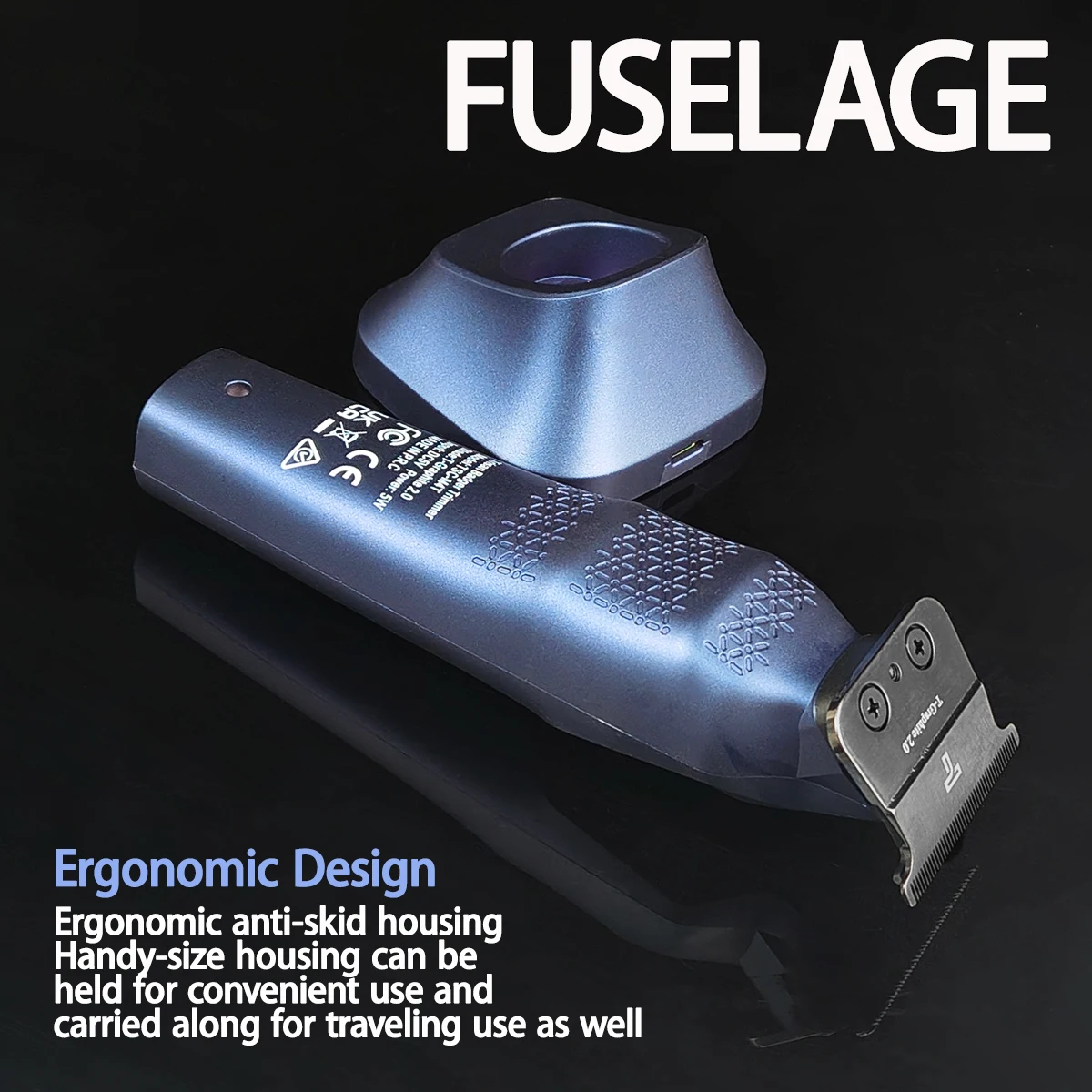 Professional Electric Hair Clipper M4T Hair Trimmer for Man 7200RPM Silent Motor with Base T-shaped Blade Barber Shop Machine