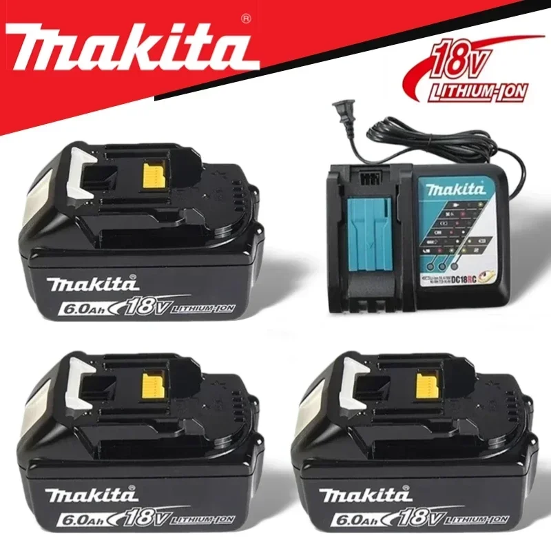 Makita 18 v bettery, akumulator do elektronarzędzi, wymienna dioda LED litowo-jonowa, LXT BL1860B BL1860, do Makita 18v bettery