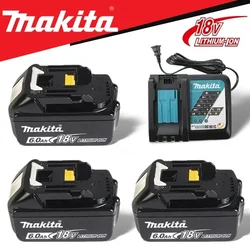 Makita 18 v bettery, akumulator do elektronarzędzi, wymienna dioda LED litowo-jonowa, LXT BL1860B BL1860, do Makita 18v bettery