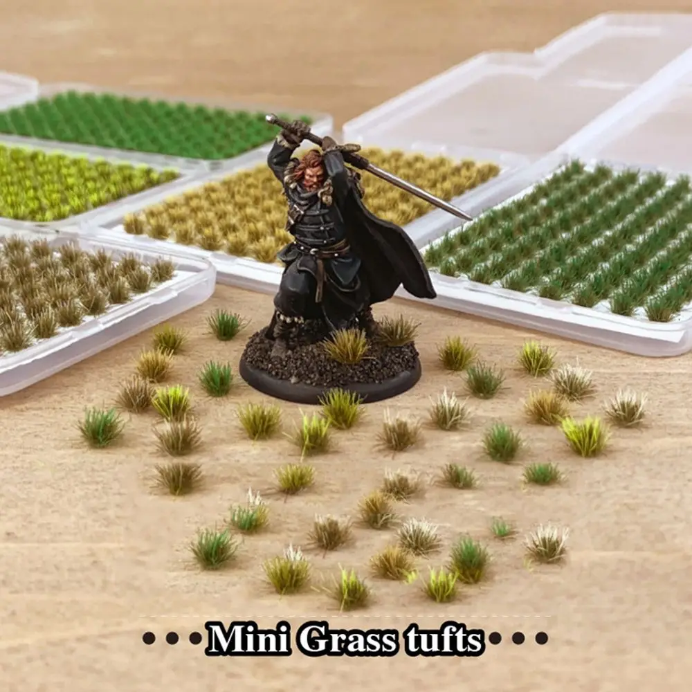 Simulation Static Building Sand Table Micro Landscape Artificial Grass Cluster Modeling Static Grass Tuft Mini Grass Tuft