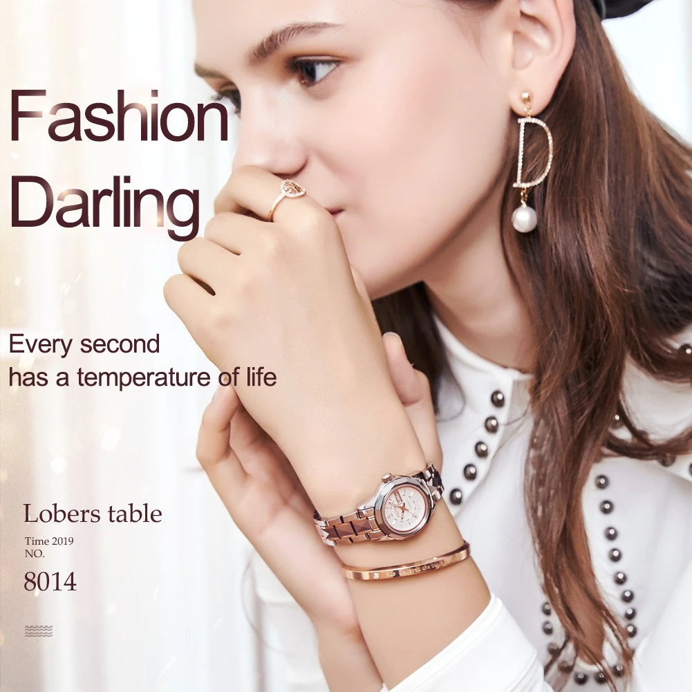 JSDUN 8014 reloj mecánico de negocios regalo correa de acero de tungsteno reloj de pulsera de esfera redonda calendario de visualización semanal