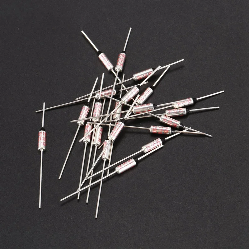 

120 Pcs RY Series Metal 192 Celsius 250V 10A Cutoffs Thermal Fuse