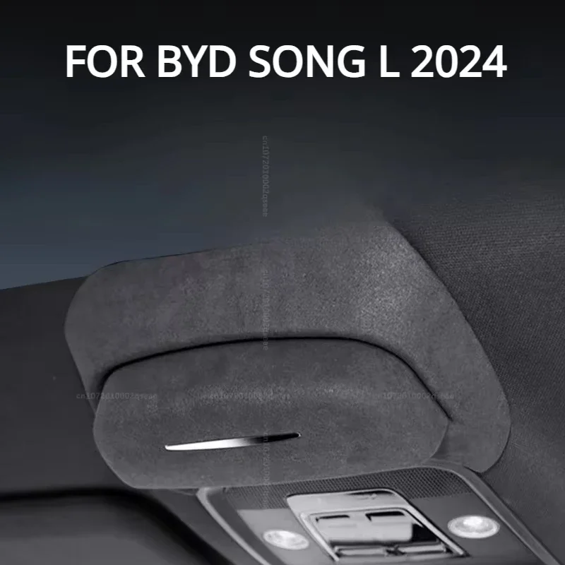 for BYD SONG L 2024 Glasses Case ABS Flip Car Glasses Clip Sunglasses Storage Box Glasses Frame