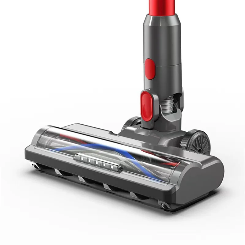 B58B-رأس بديل لدايسون V7 V8 V10 V11 V15 مع مصباح غبار LED على شكل حرف V مرفق فرشاة للسجاد والأرضيات الصلبة