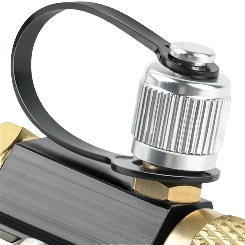 

Valve Core Removal Tool 1/4" Female Flare X 1/4" Male Flare Vacuum-Rated Black Compatible With R410A