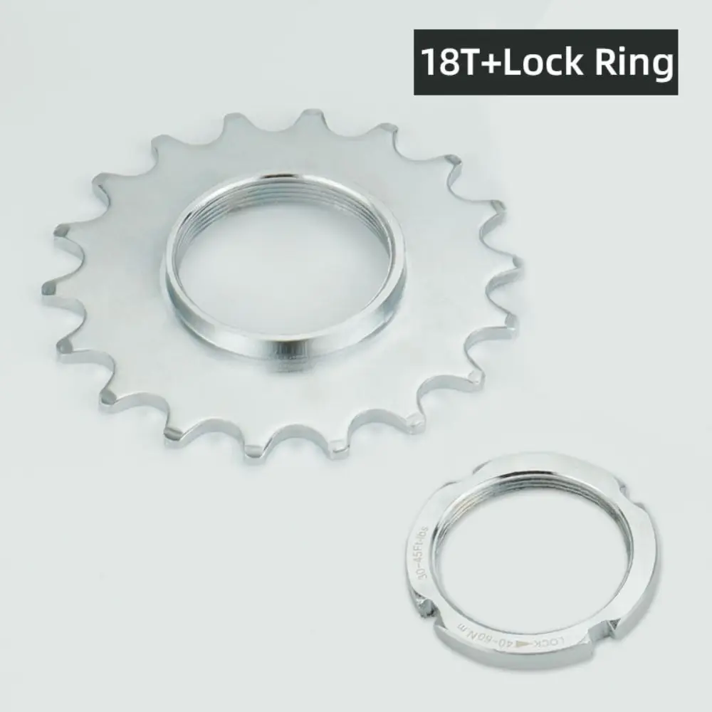 13T 14T 15T 16T 17T 18T Bicycle Freewheel Threaded Lock Rings Carbon Steel Bike Wheel Cogs Fixie Track 1 Speed