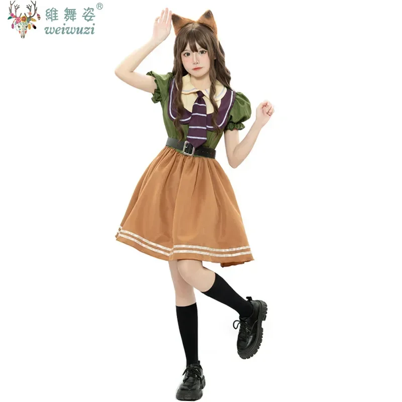 

Crazy Animal City Cosplay Fox Nick Judy Animation Film and Television Performance Cute Dress Stage Performance Clothes