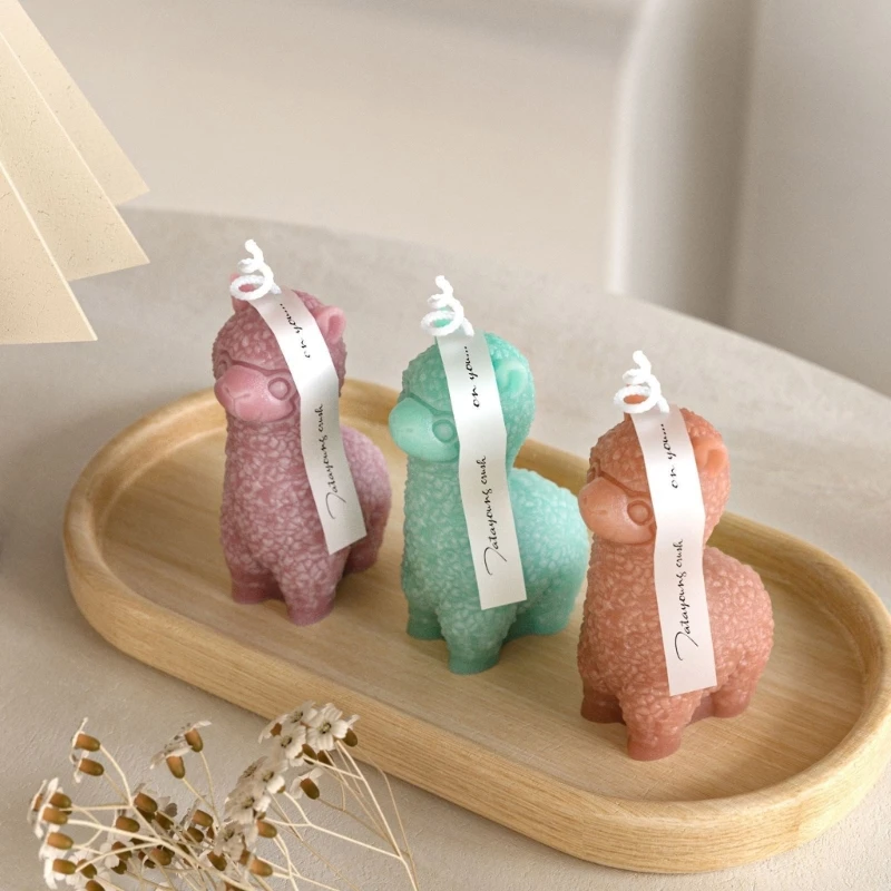 

G7NC Flexible Sturdy Silicone Mould for Alpacas Holders Suitable for Epoxy Resin and Creative Projects Supplies