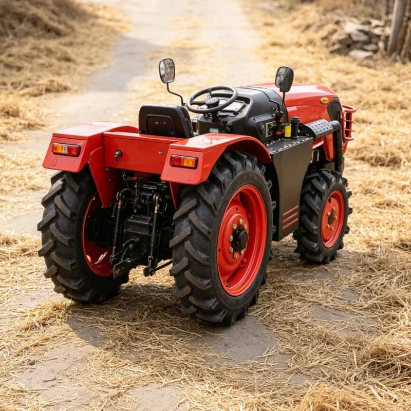 Customized Bestselling 4-Wheel Rotary Tiller, High Horsepower 4WD Mini Cultivator, Farm Land Ploughing Machine