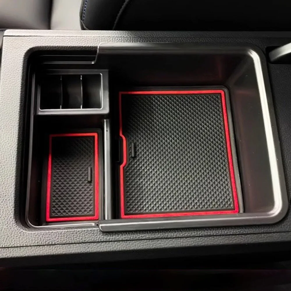 Car Center Armrest Storage Box Center Console Organizer Containers Tray Interior Accessories for MG4 EV MuLan 2022 2023 2024
