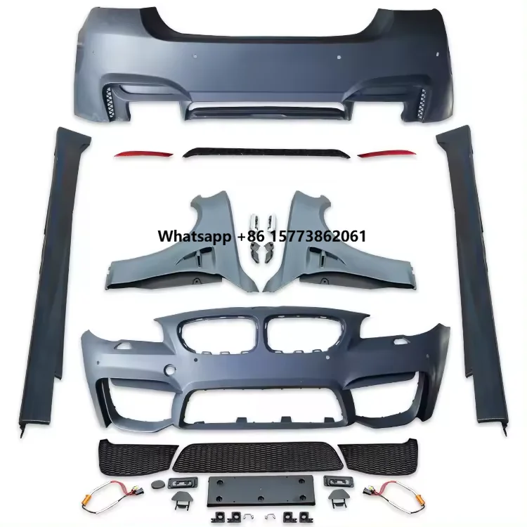 

Upgrade M4 Style Front Rear Bumper Side Skirts Fender Body Kit for 5 Series F10 Bodykit