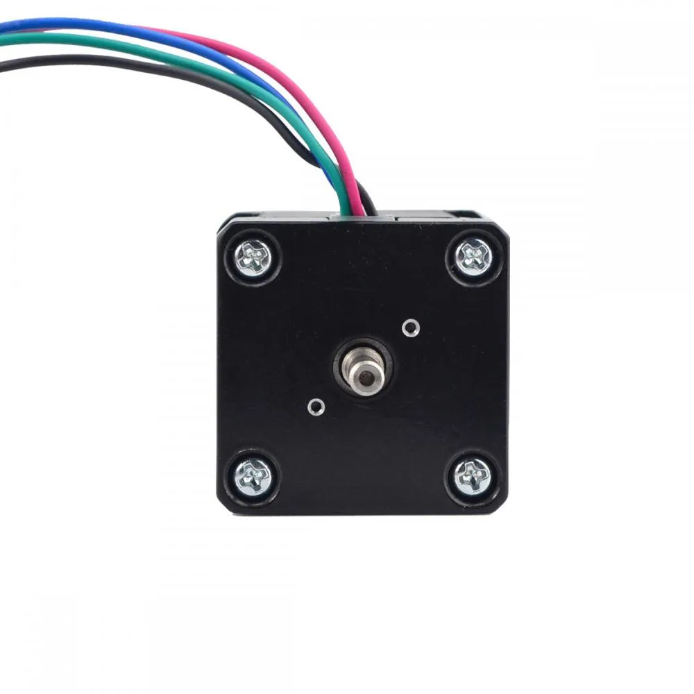STEPPERONLINE Dual Shaft Nema 14 Stepper Motor 34mm 1.8deg 18Ncm(25.56oz.in) 0.8A Step Motor 4 Leads for CNC 3D Printer