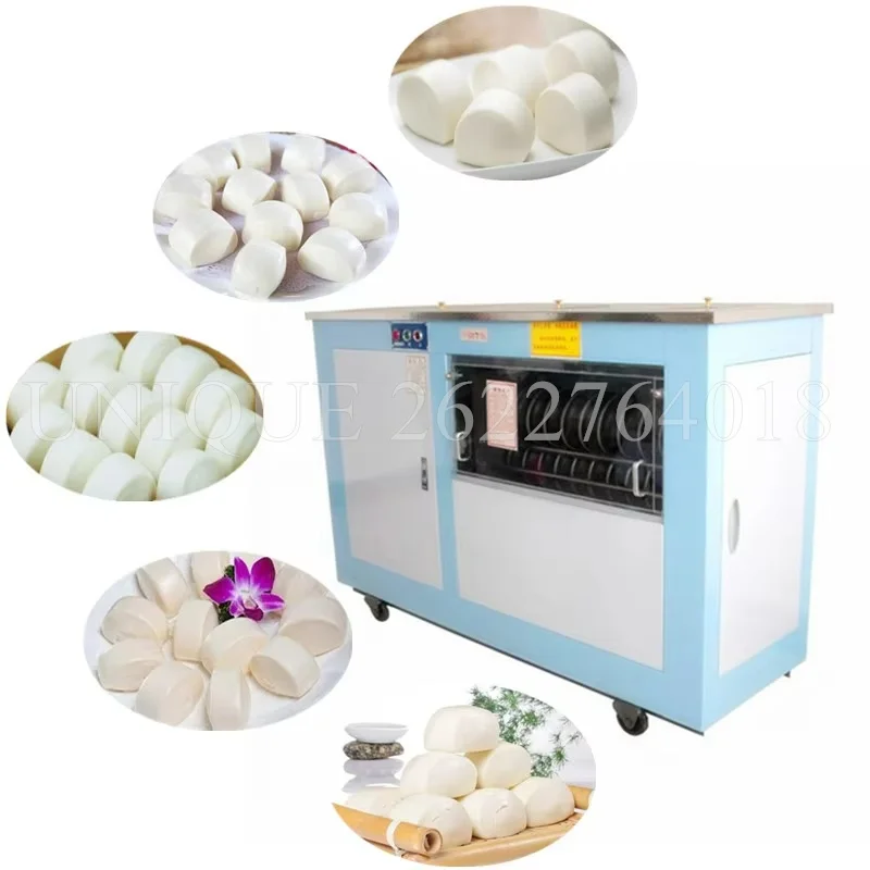 Commercial Dough Cutting Machine 50-200g Automatic Dough Ball Divider Rounder Pizza Bread Dough Ball Rolling Making for Bakery