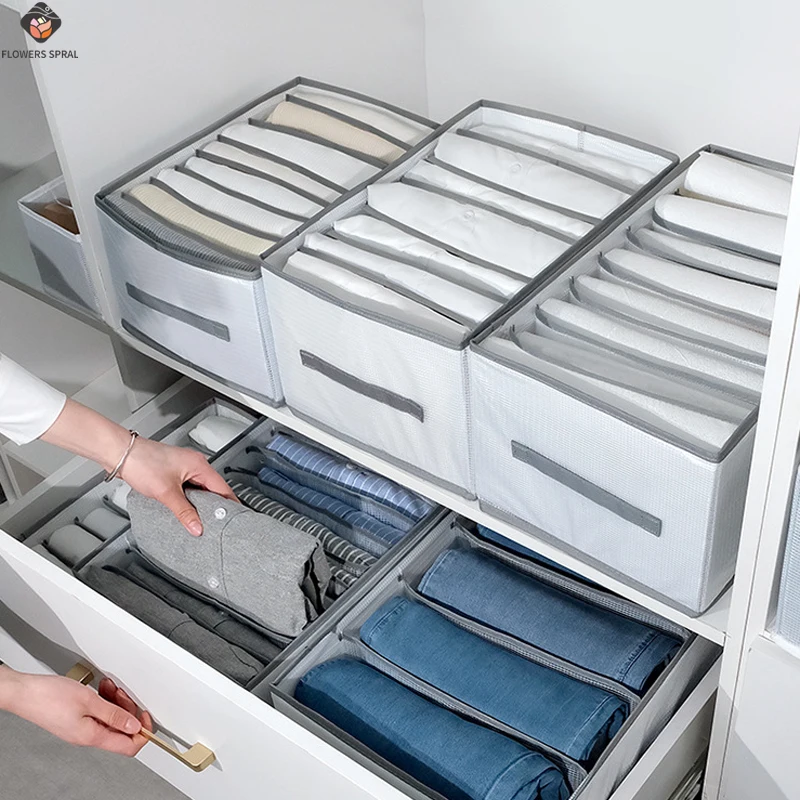 Pants And Clothing Storage Box Drawer Underwear Organizer Bra Wardrobe Clothes Organizer Cabinet T-Shirt Organizer Storage