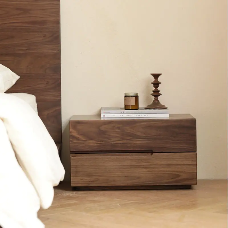

Drawer Nature Nightstands Wood Brown Classic Vintage Bedroom Nightstands Bedside Storage Muebles De Dormitorio Furniture Home