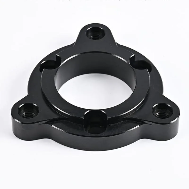 Motorcycle Modified Flange Plate Aluminum Alloy 3-Hole Reinforced Flange 7.0-Hole Hub Disc Brake Rotor (Universal Fit)